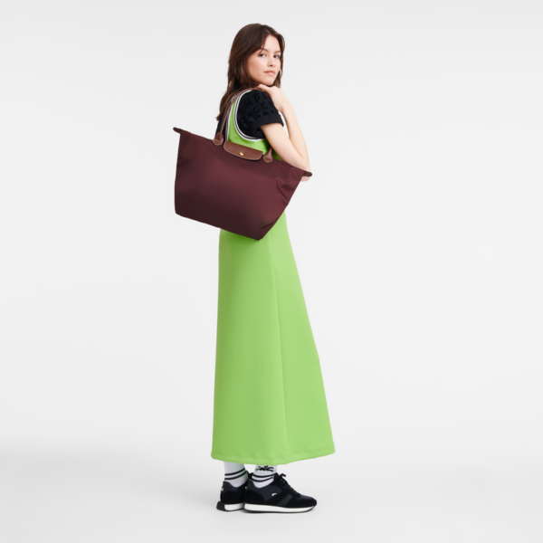Longchamp Le Pliage Original L Tote Bag – Burgundy vip time amman jordan